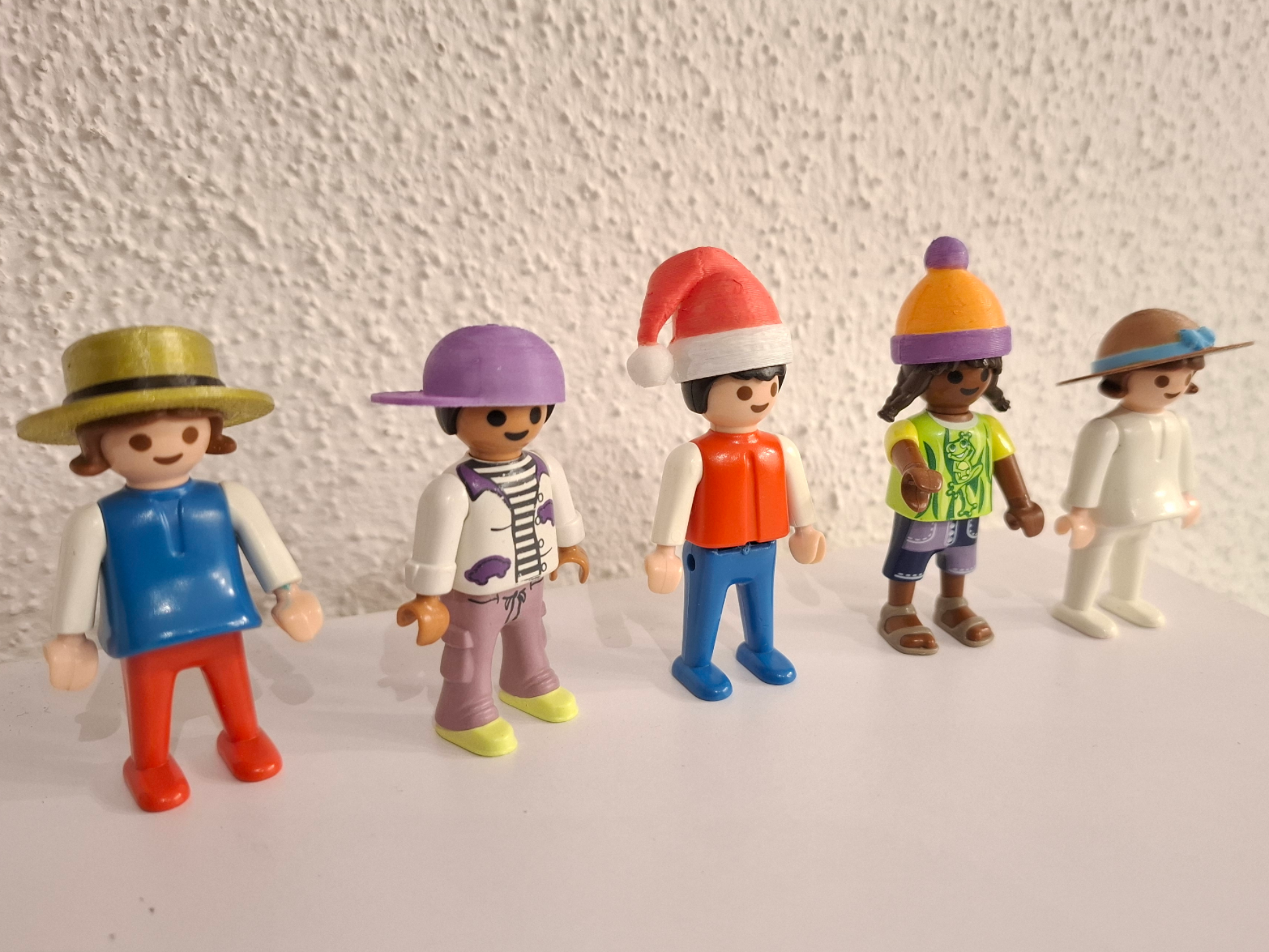 Kopfbedeckungen für Playmobilfiguren kompatibel