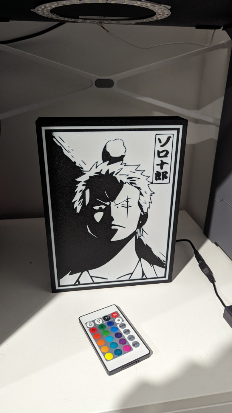 Zoro - Wano arc LED light box