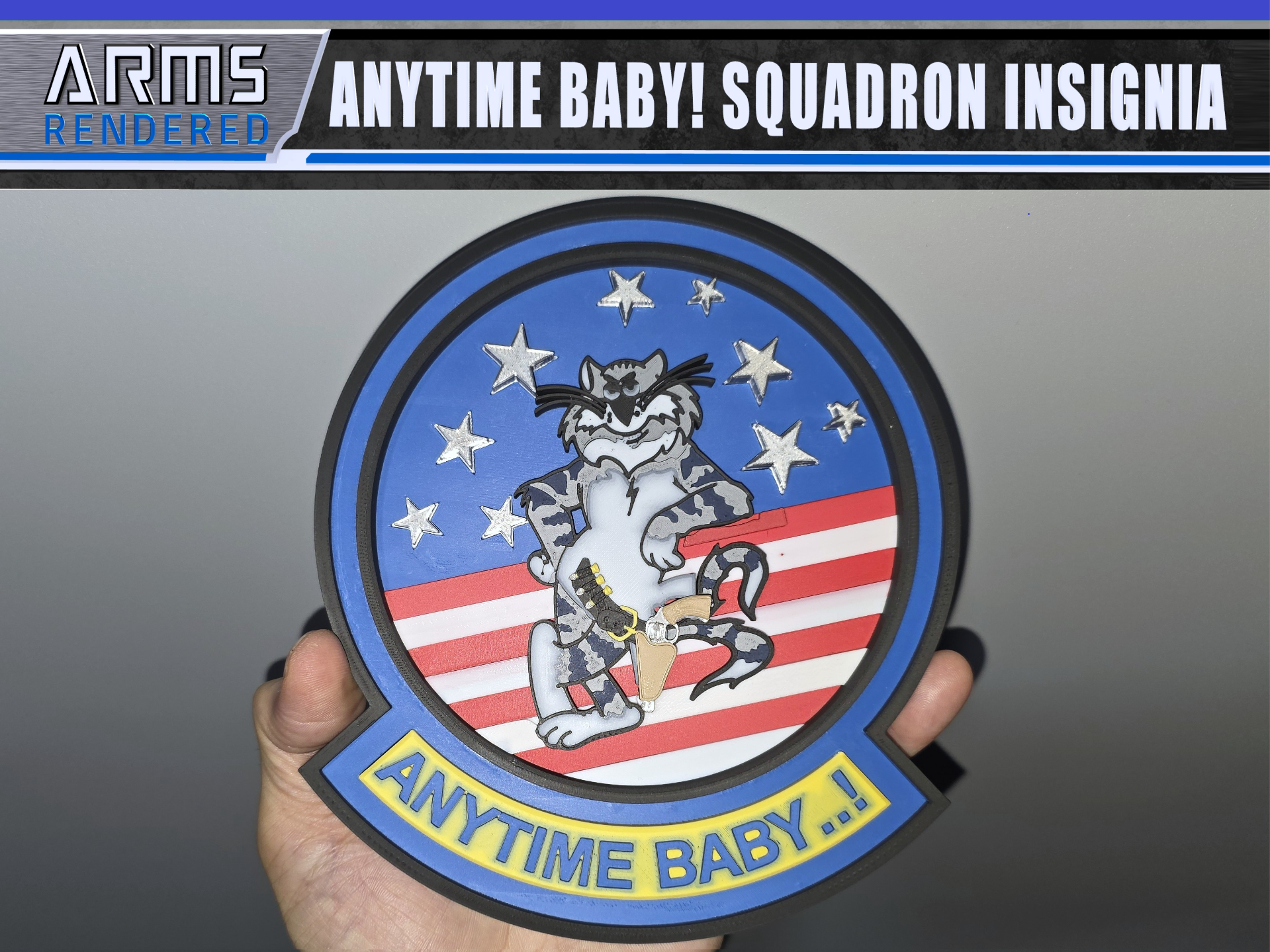 F-14 Tomcat Felix “Anytime Baby” Squadron Insignia