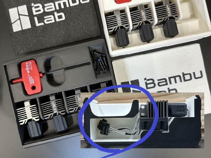 Hotend Storage Case for Bambu 3D Printers