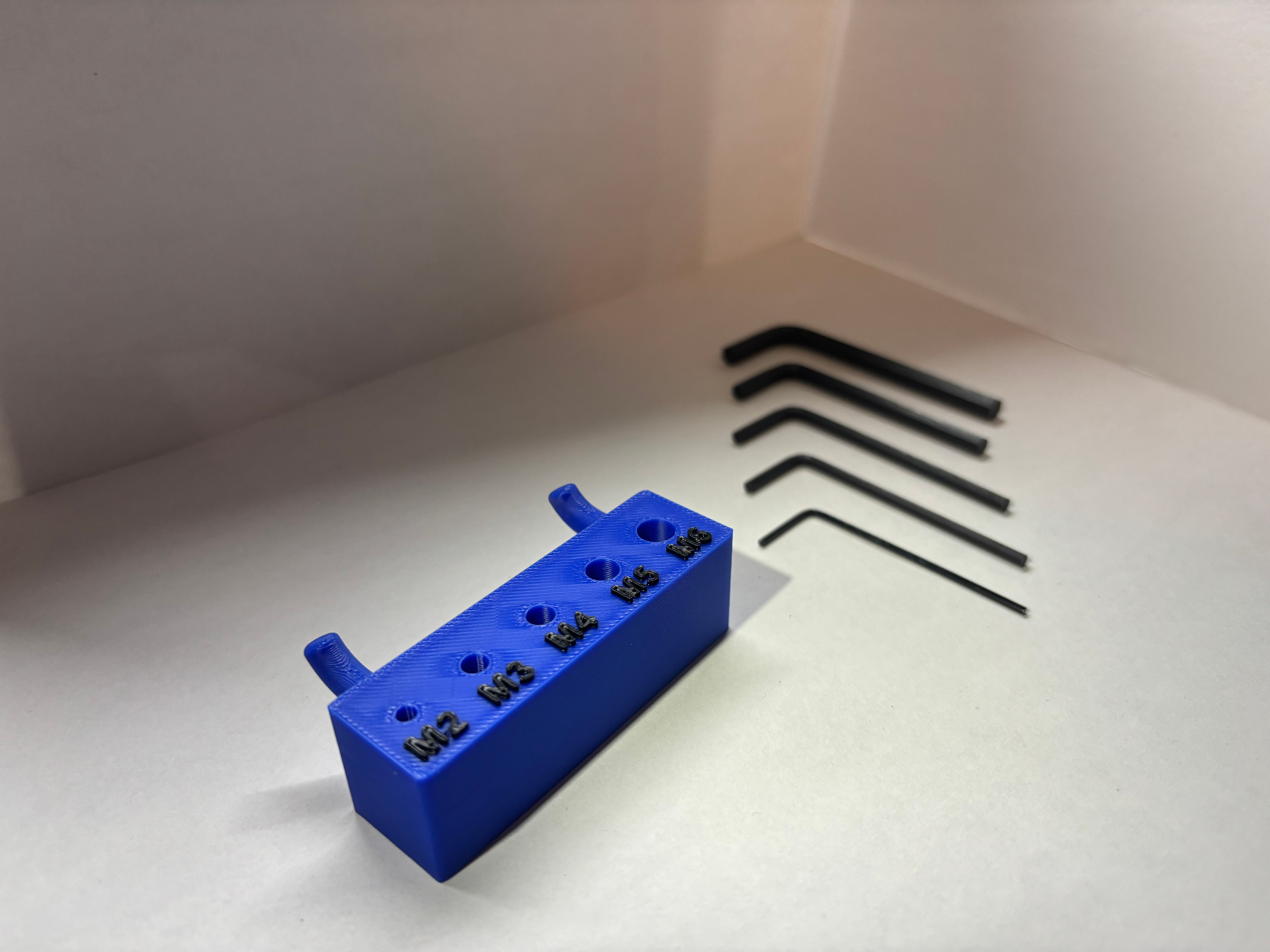Allen Key Pegboard Holder - M2-M6