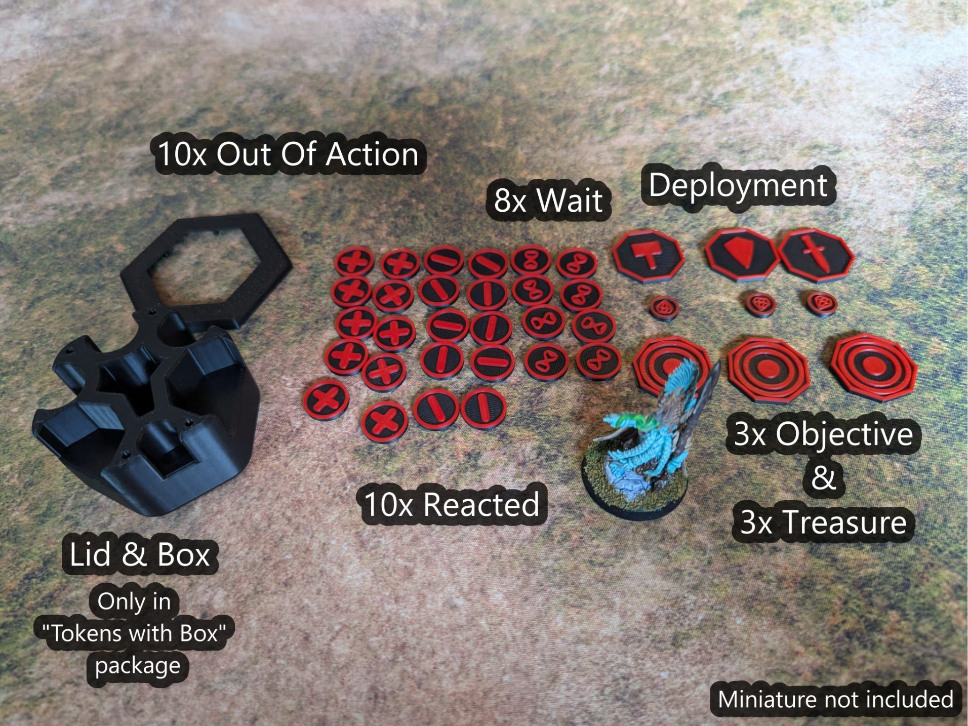 Warcry Compatible Activation Tokens & Box Set