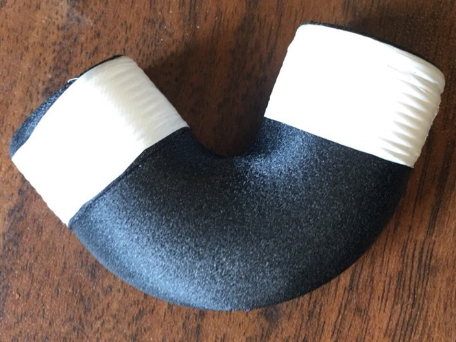 60 Degree Elbow 1 inch Dia. used on Diesel Coolant
