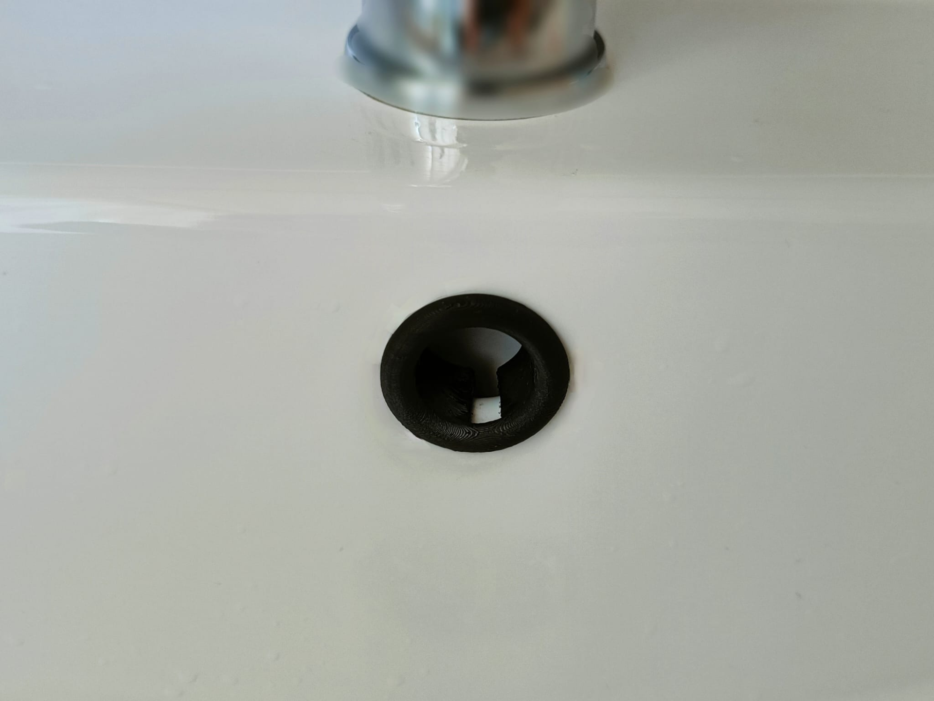 Sink overflow ring