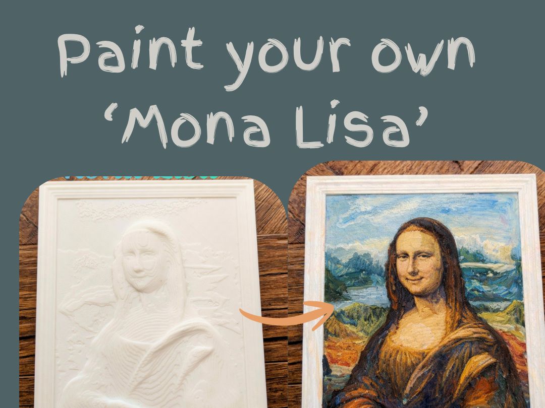 Mona Lisa - Paint Your Own!