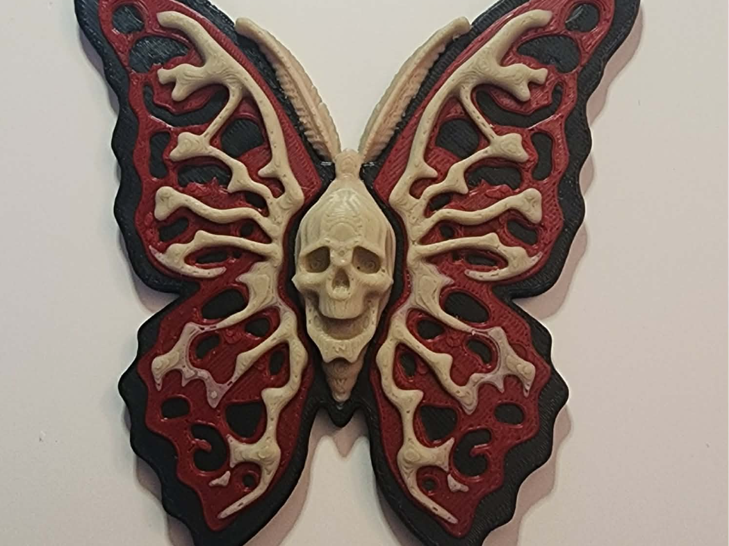 Gothic Skull Butterfly- Death Moth