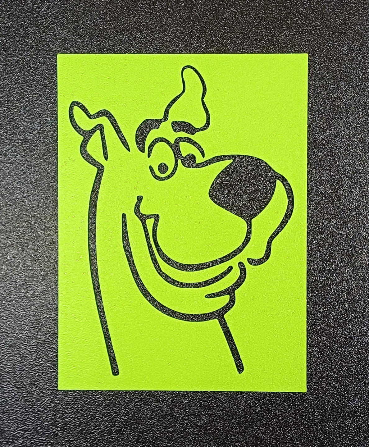 Scooby Doo stencil