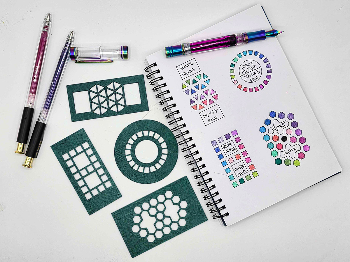 Journal Stencil for Writers: 2k Word Count Tracker