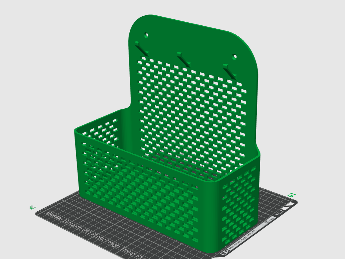 Kitchen storage basket