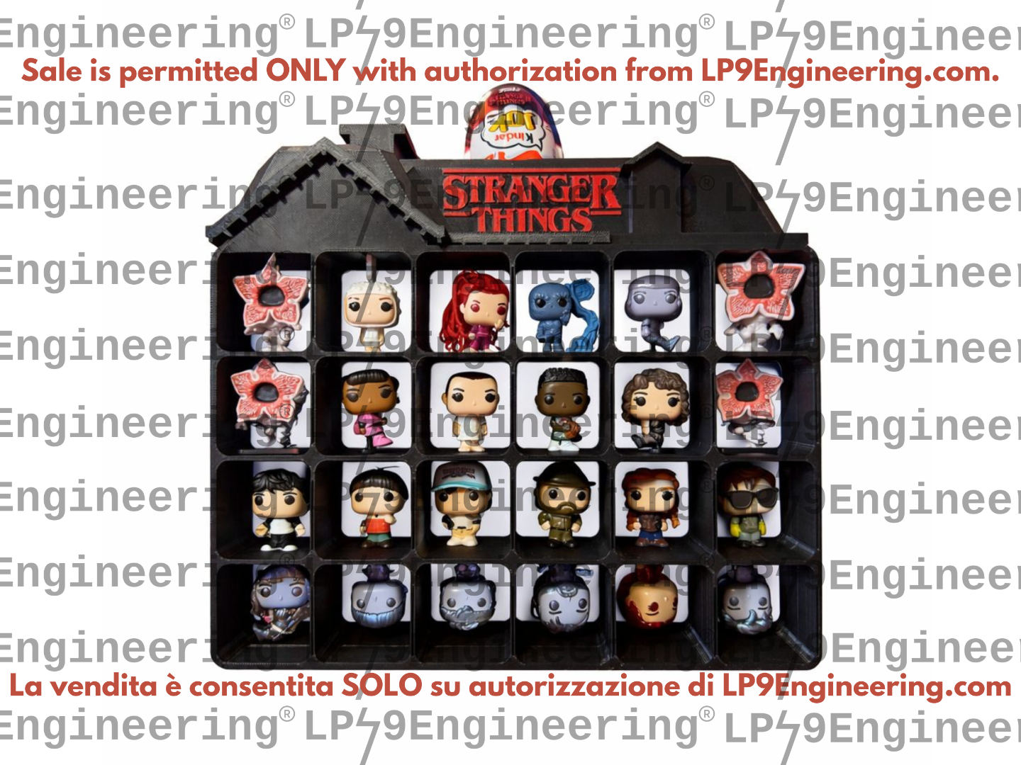 Espositore Stranger Things Kinder Joy - Casa Vecna