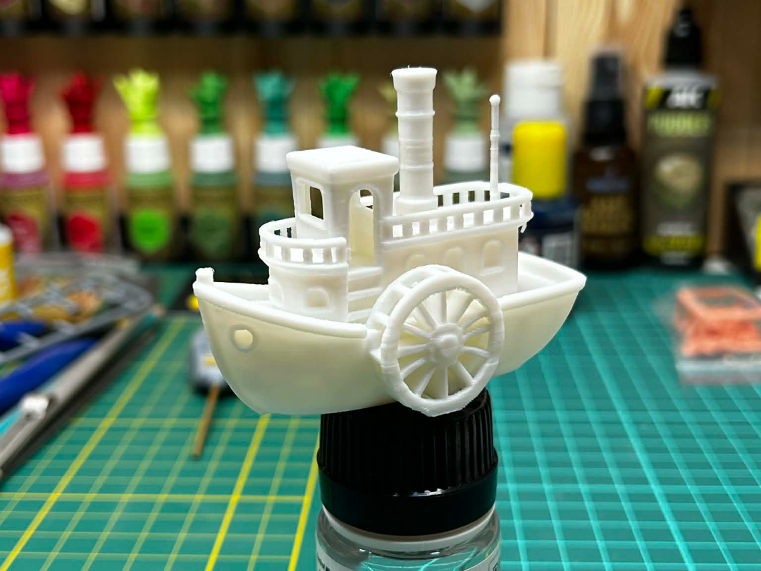 Benchy - paddle steamer