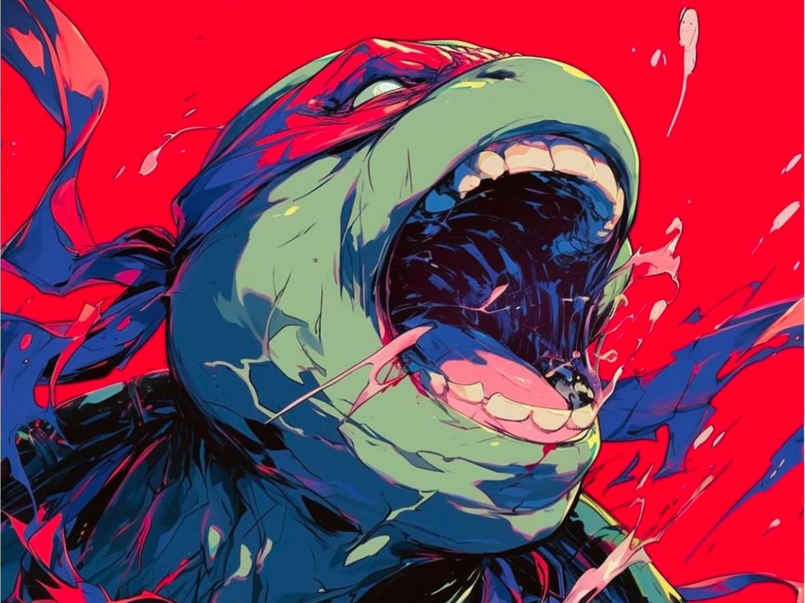 Raphael Teenage Mutant Ninja Turtle Hueforge