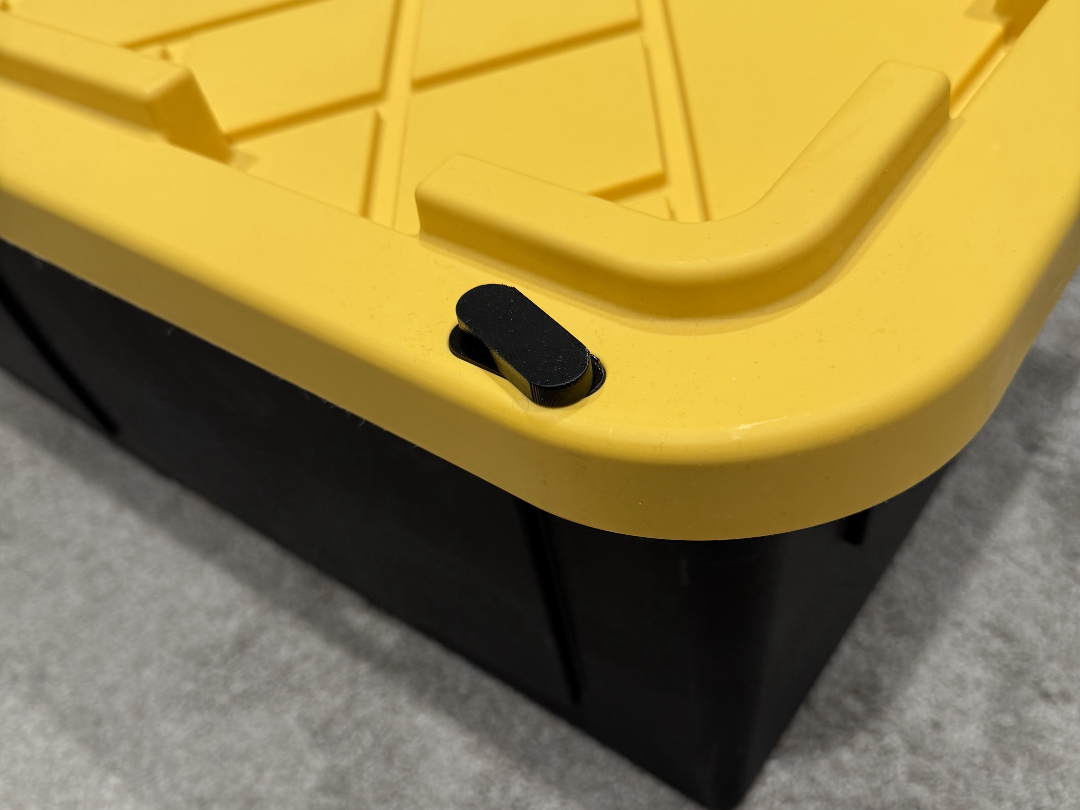Tote Lid Lock