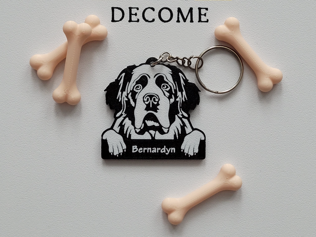 Saint Bernard keychain