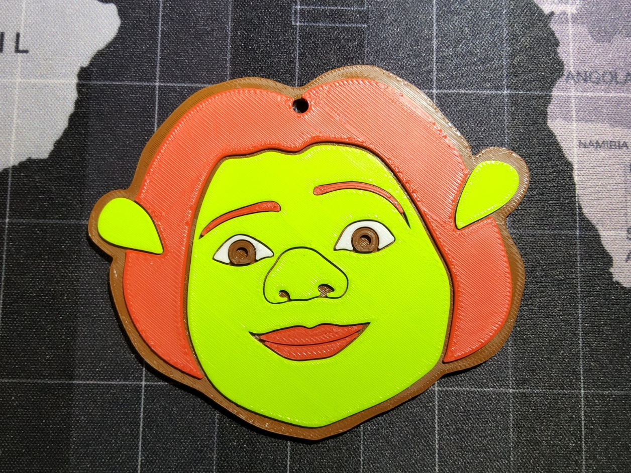 Gingerbread Princes Fiona Ornament & Keychain