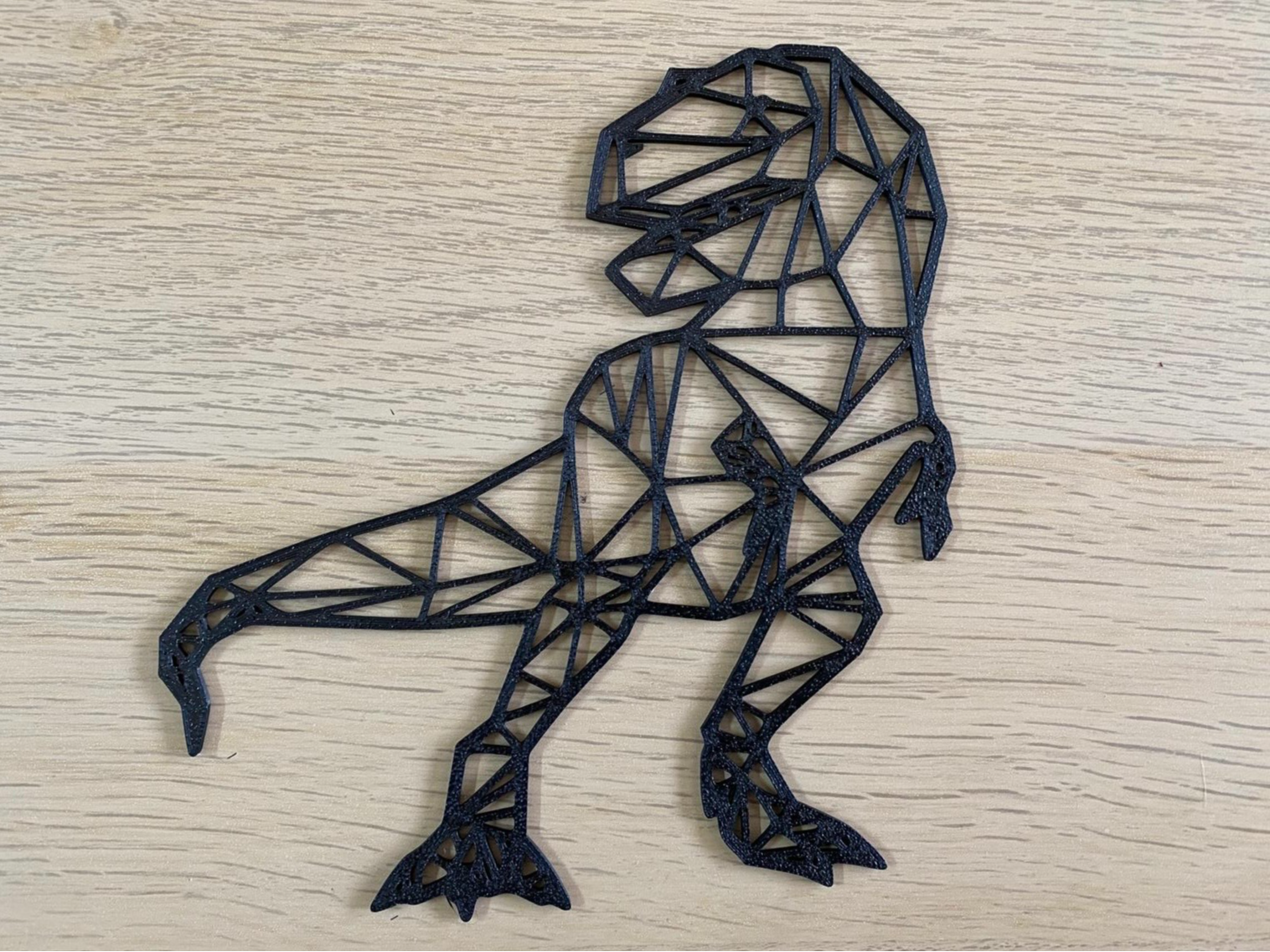 Geometric dinosaur T-Rex