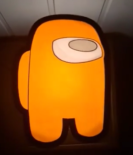 Among us fan art - Led lamp