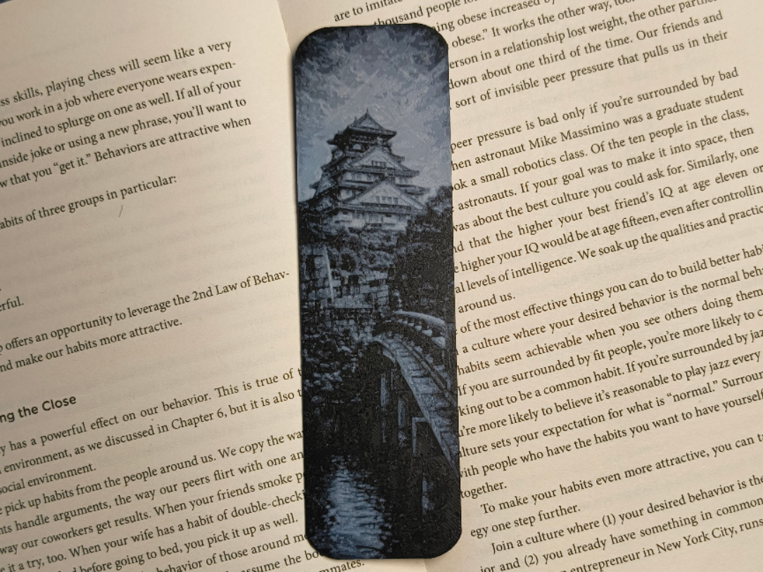 Osaka Castle Bookmark