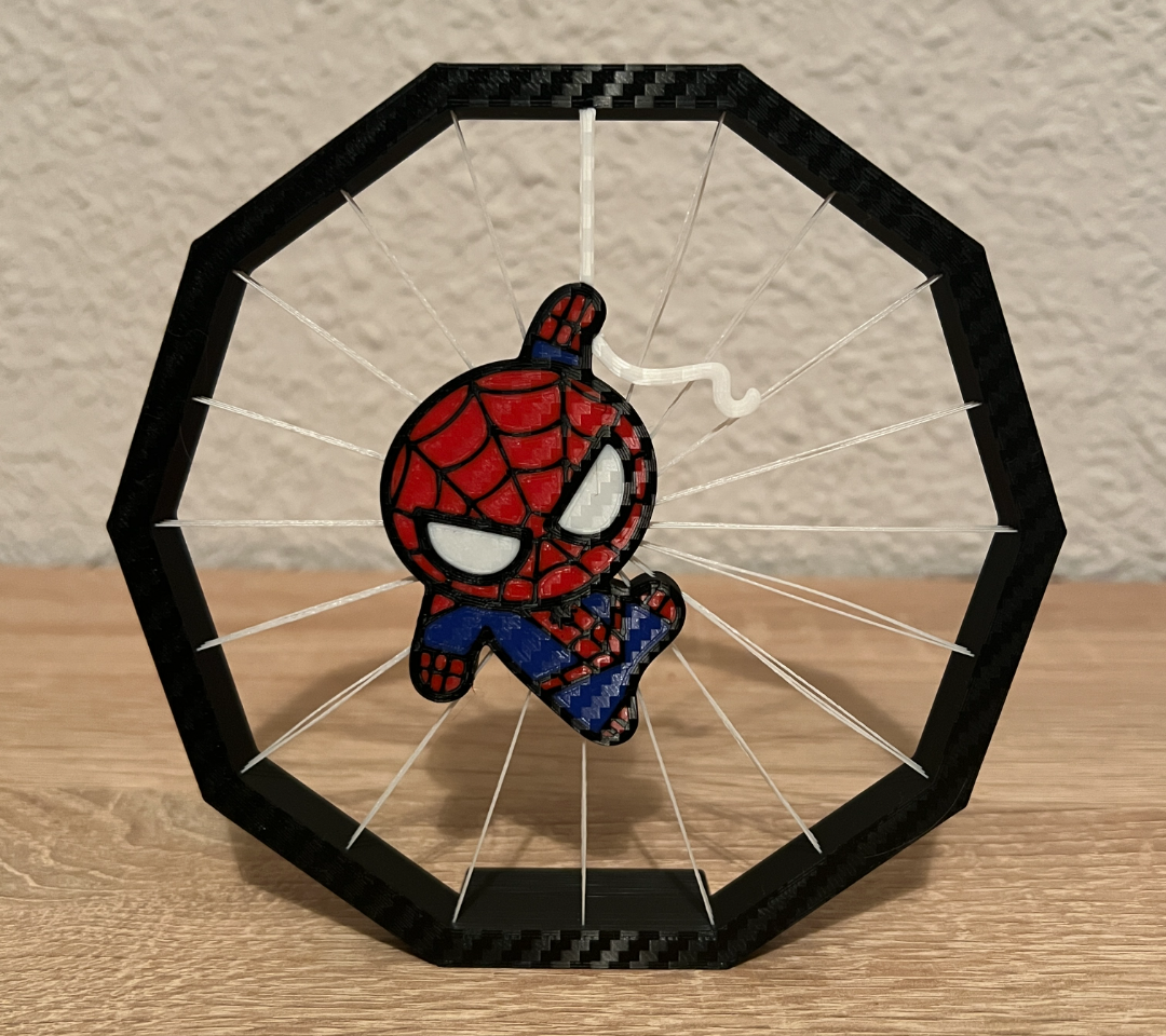 Suspended mini spiderman 2