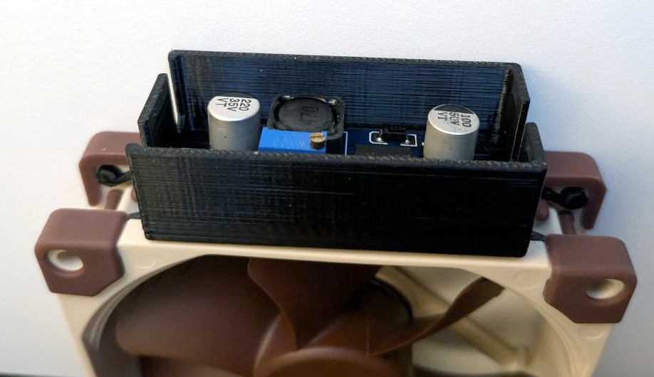 Screwless 92mm Noctua StepDown Conv. Case/Holder