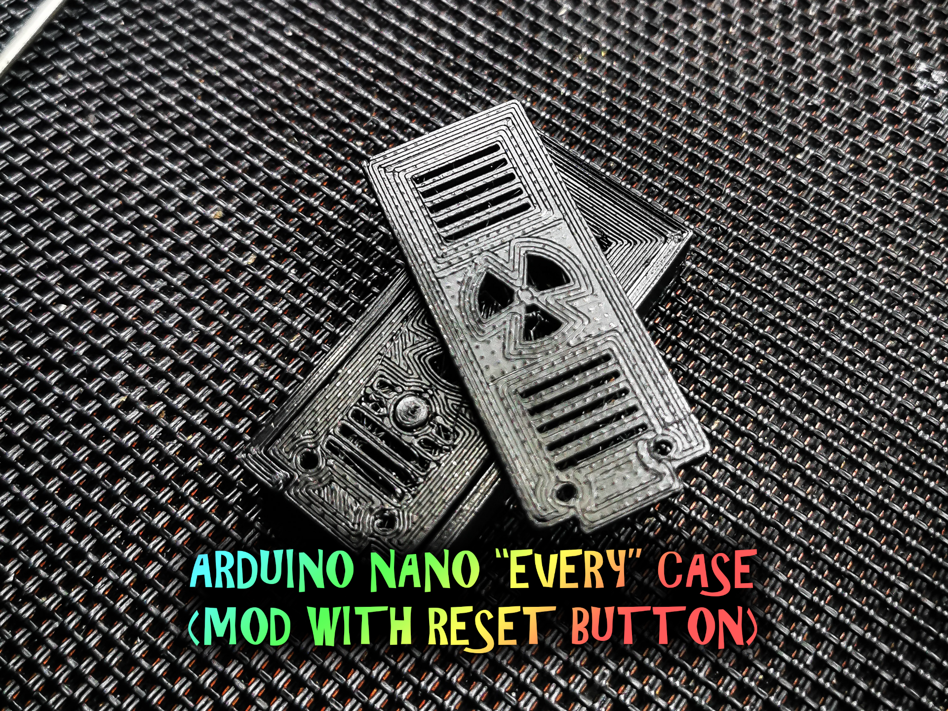 Arduino Nano Every Case with reset button
