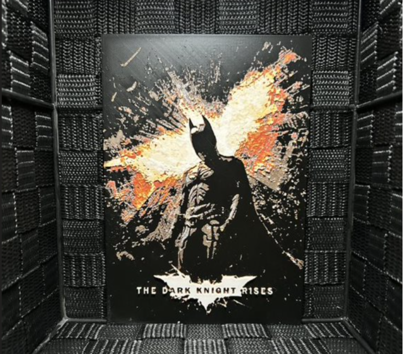Hueforge Movie Poster - Dark Knight Rise -