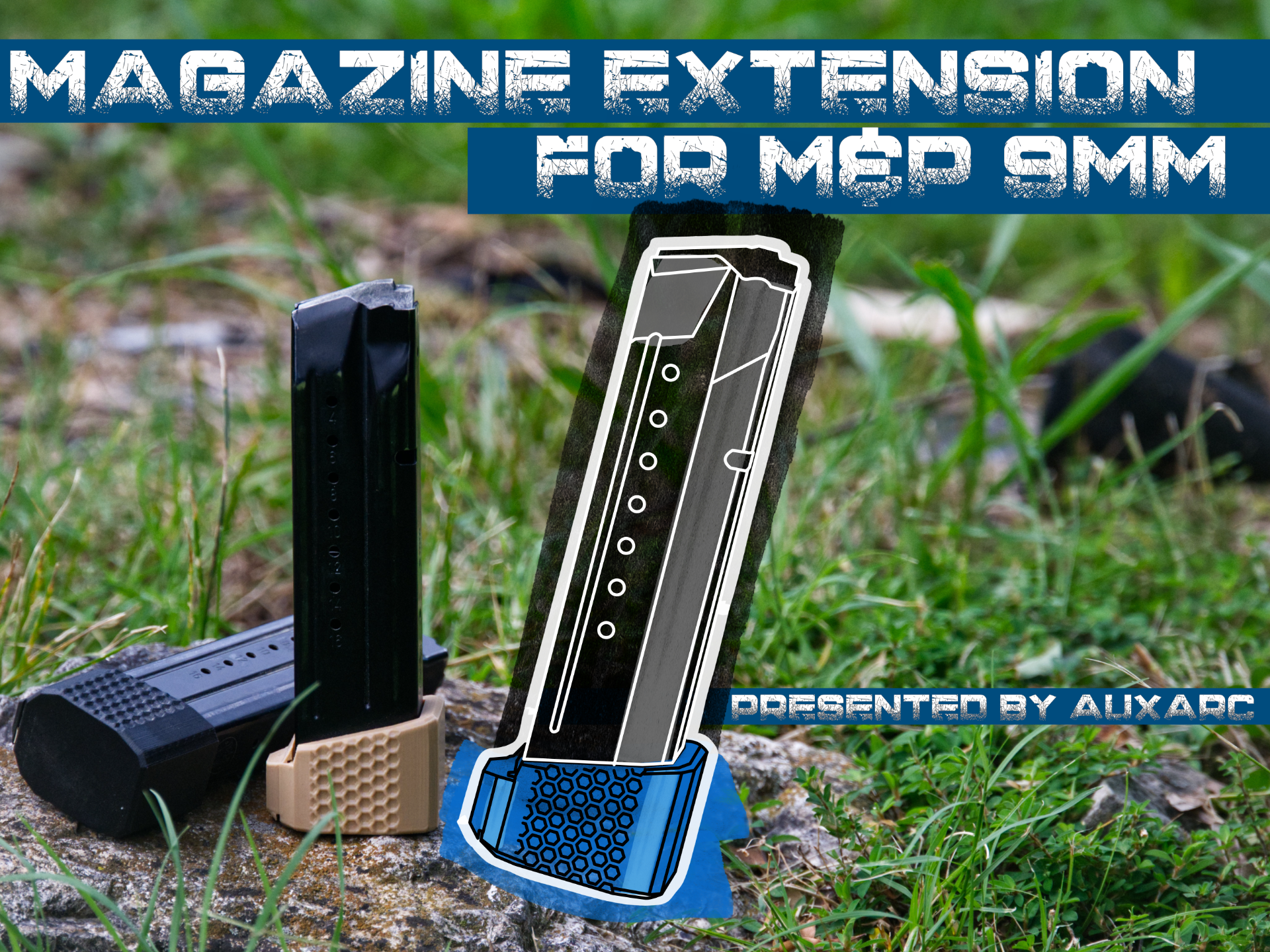 USPSA Legal +4 Magazine Extension for M & P 9mm