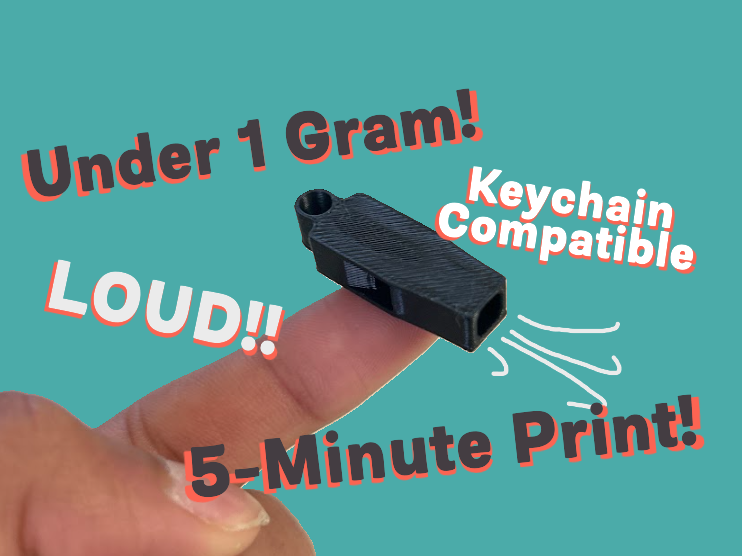 Micro Whistle (Under 1 Gram)