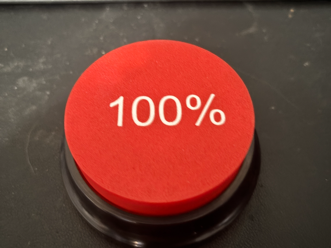 Custom Easy button, 100%, anything you want!
