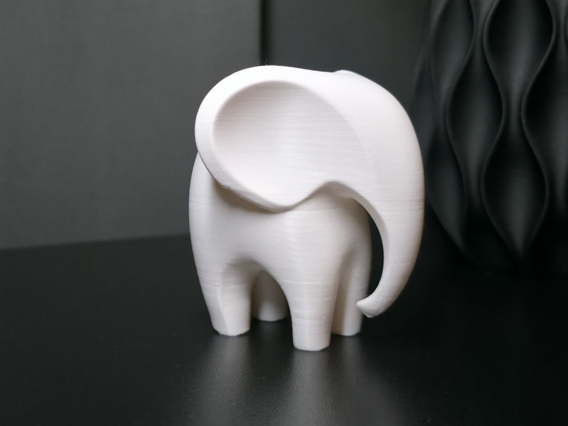 Modern Minimalist Elephant Figurine