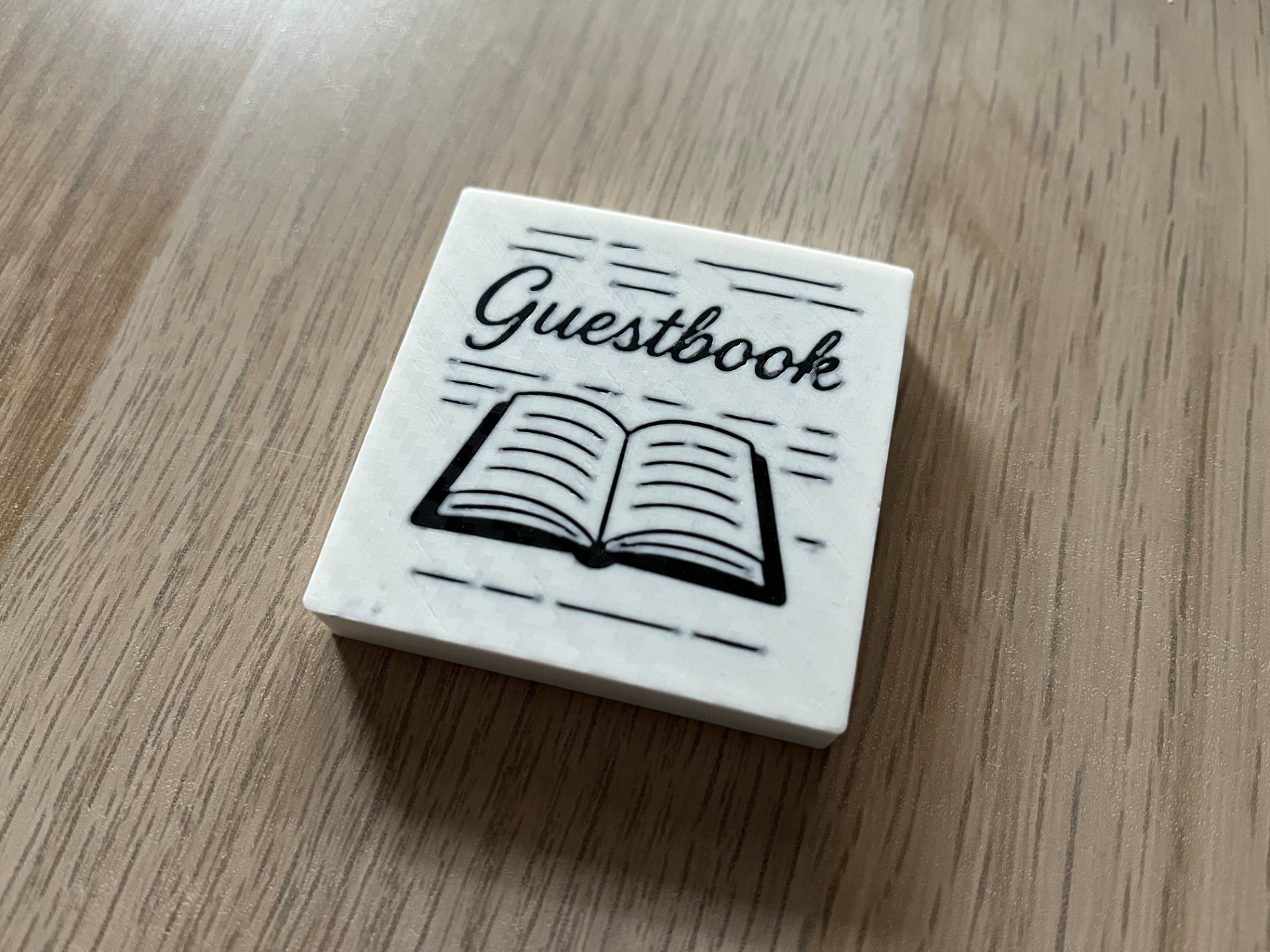 NFC Guestbook Playlist Magnet
