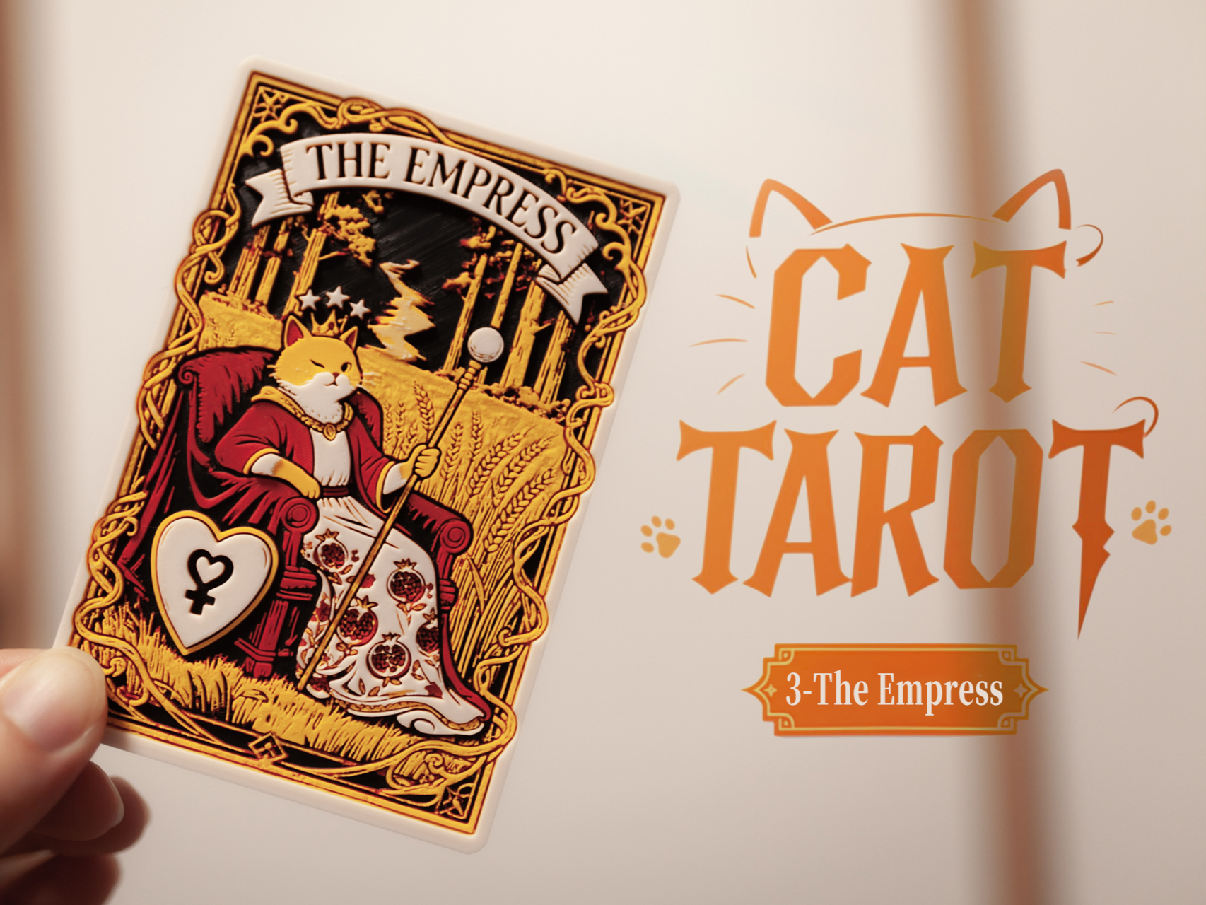 Cat tarot-3-The Empress