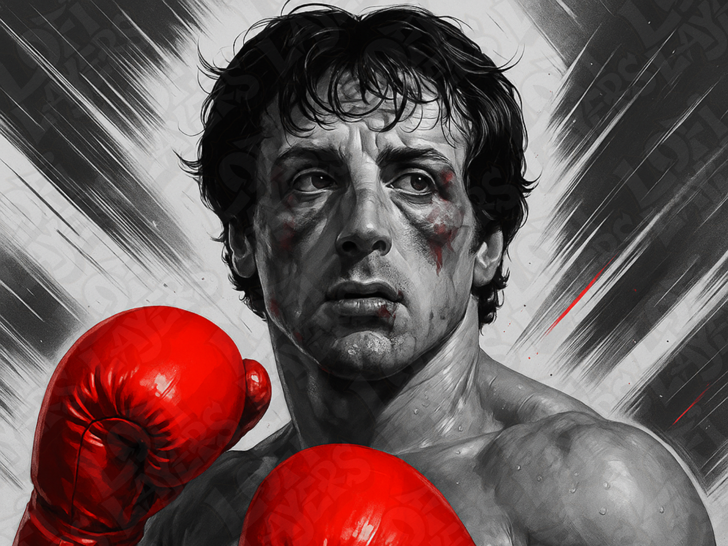 Rocky Balboa Hueforge