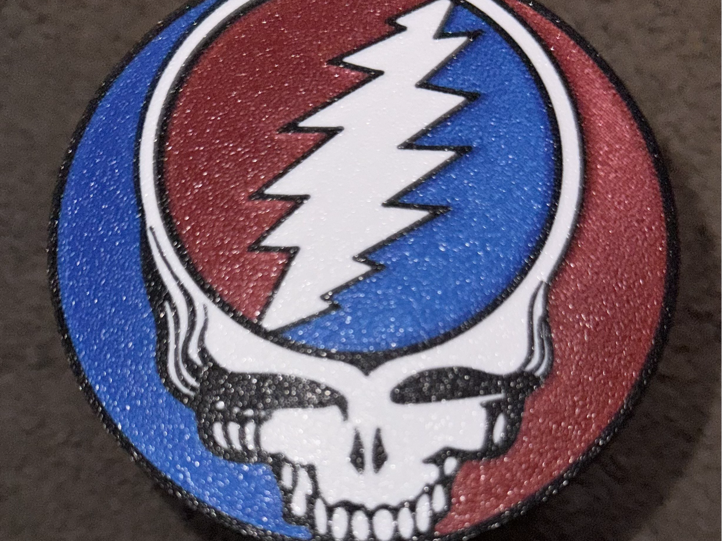 Grateful Dead 2" trailer hitch cover