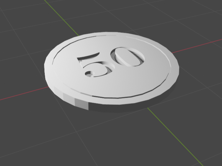 50$ Poker Chip