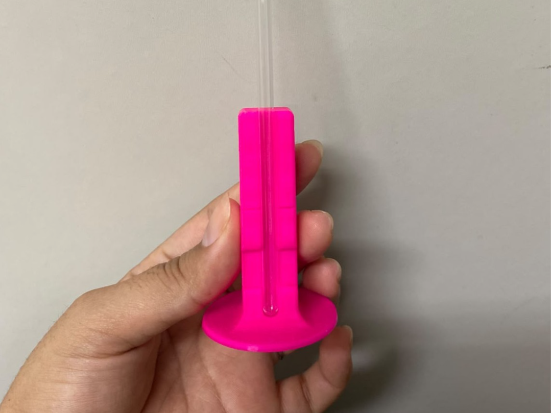 Rack para tubo 5mm de análise RMN com indicador