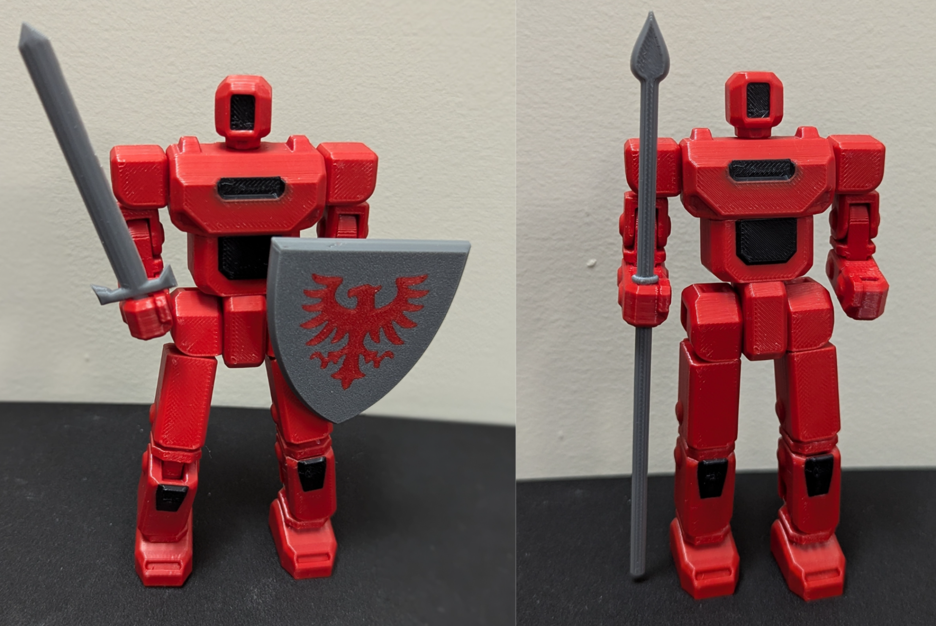 Sword, Shield & Spear Compatible W/ 3DP RNS Worker