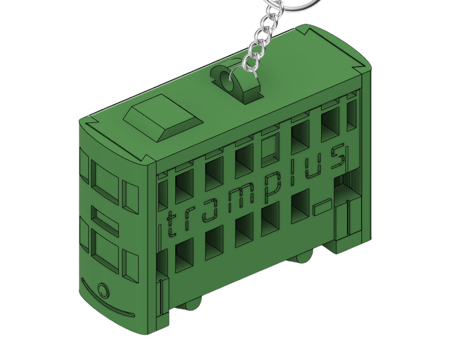 HK Tram Keychain kitcard