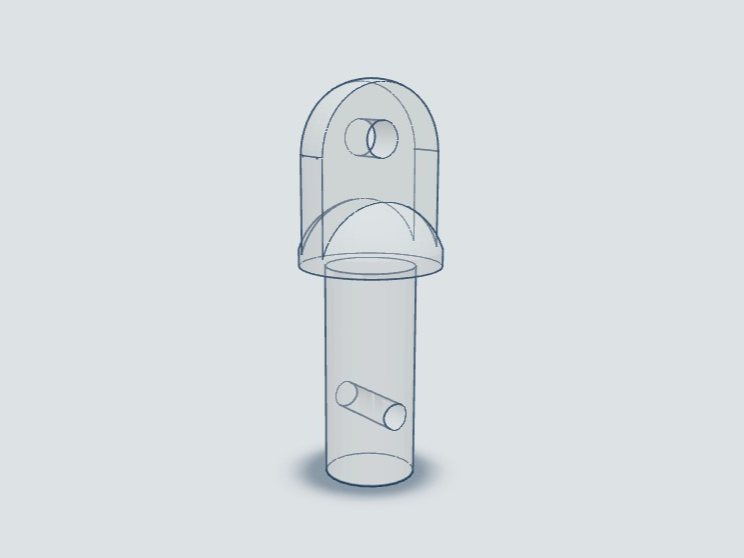Window blind rod connector B