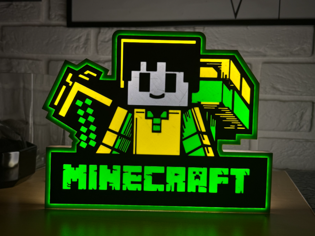 Minecraft LED Lightbox  ledbox