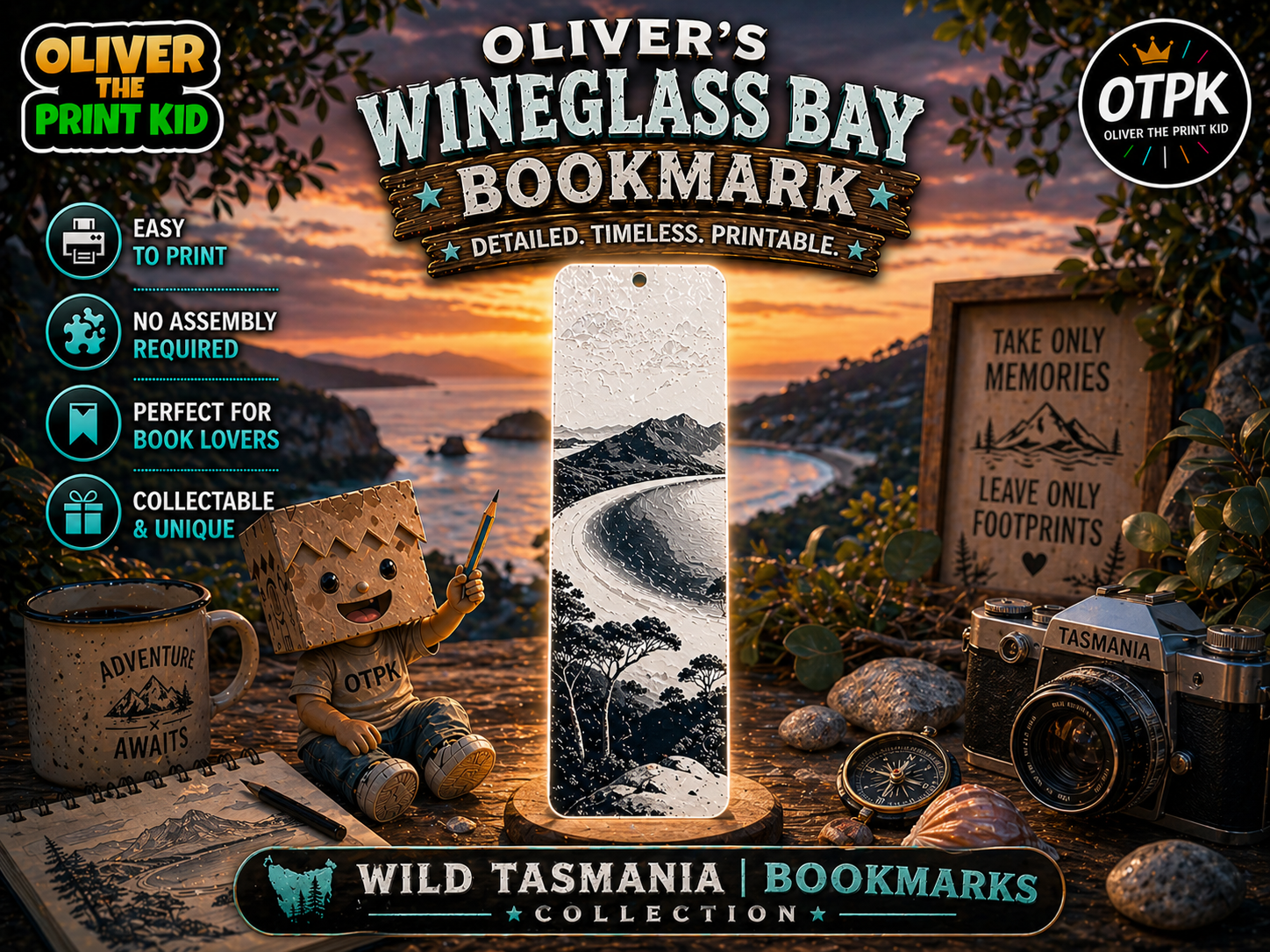 Wineglass Bay Bookmark
