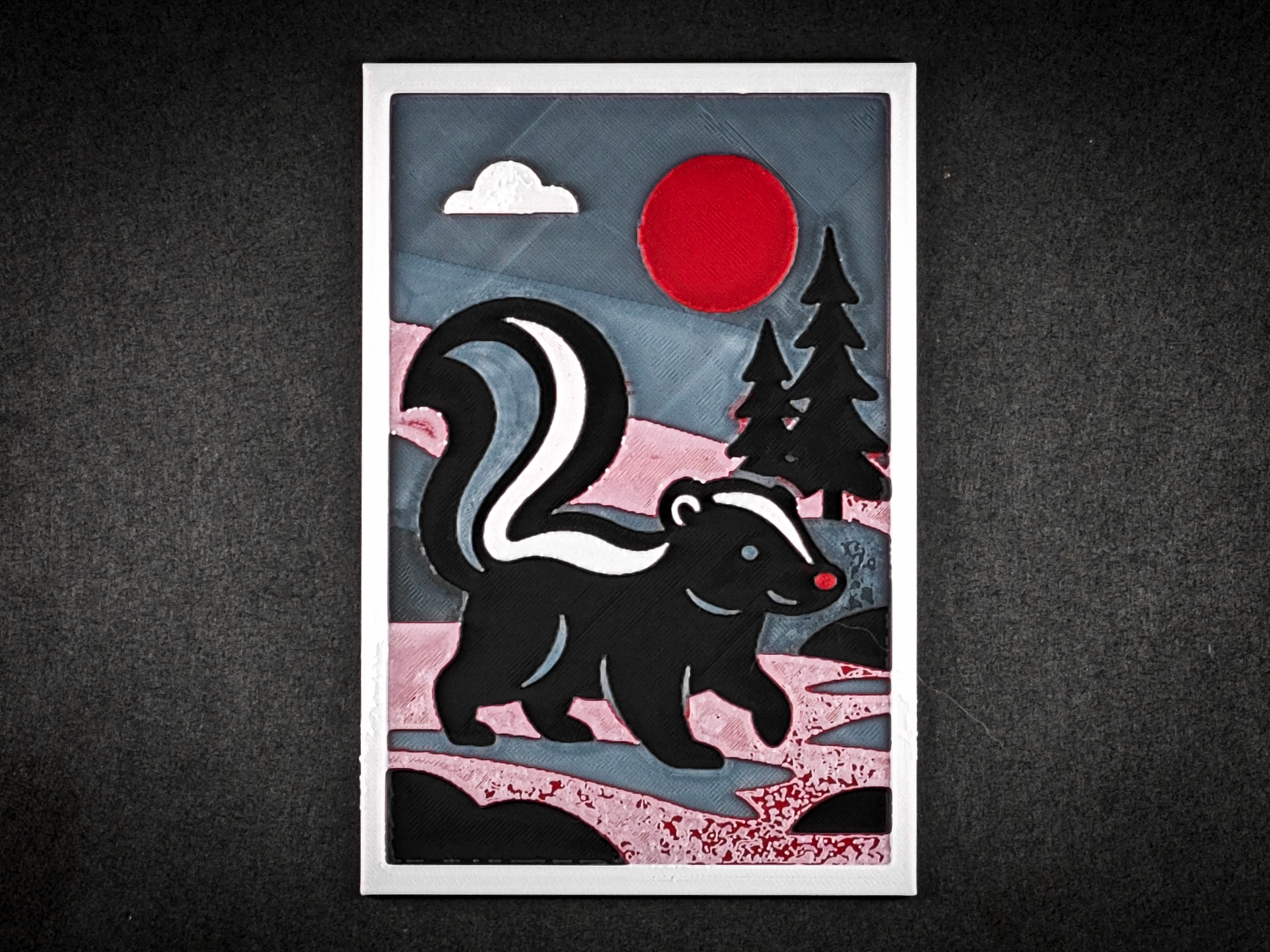 Skunk and Moon hueforge