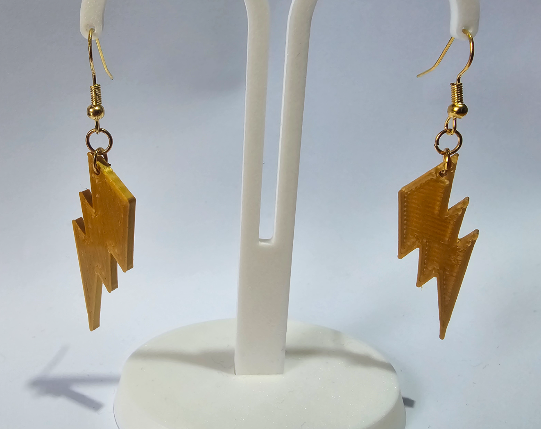 Lightning bolt earrings!