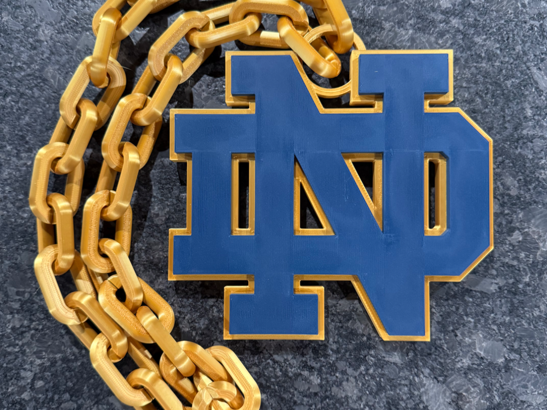 Notre Dame Turnover Chain