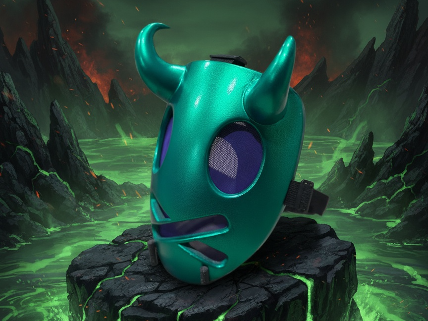 Horned Censored Mask