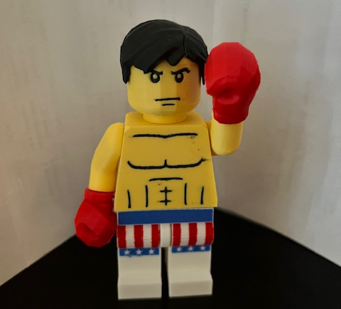 Medium Brick - Film Rocky IV - Rocky - (11cm)