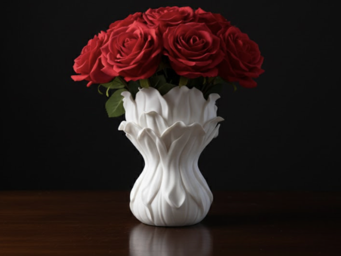 Valentine’s Bouquet Petal Vase
