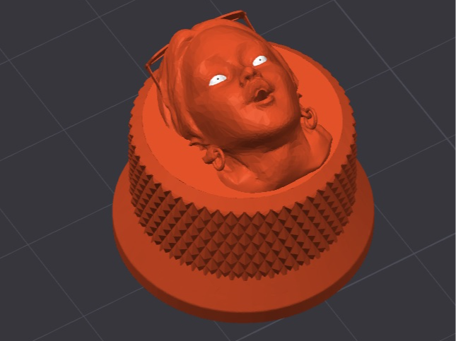 Hawk Tuah ENDER 3v2 LCD Knob (In-Progress)