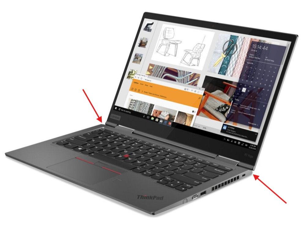 Lenovo Thinkpad X1 Yoga gen4 feet