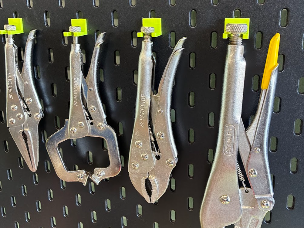 Supports Pinces Etau pour Ikea Skadis